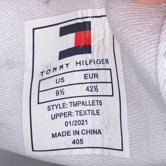 Tommy Hilfiger Pallet 5 Green Multi Stripe Preppy Casual Basic Men’s Sneaker - Picture 7 of 10